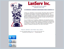Tablet Screenshot of lanserv.net
